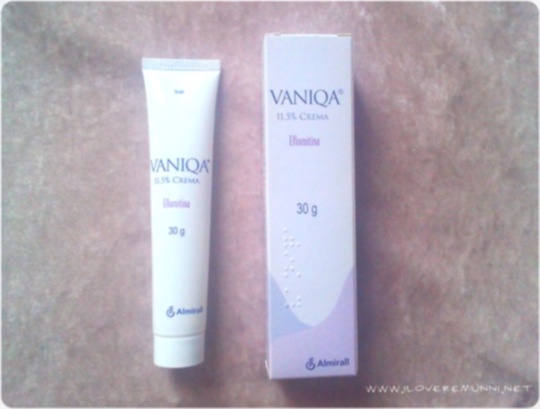 Vaniqa crema eflornithine
